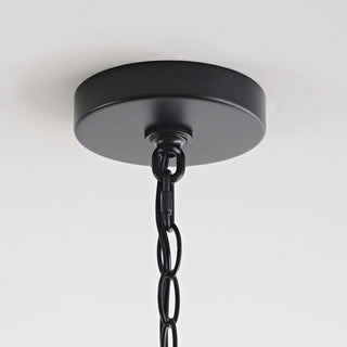 Mia Rustic 6-Light Black Metal Chandelier