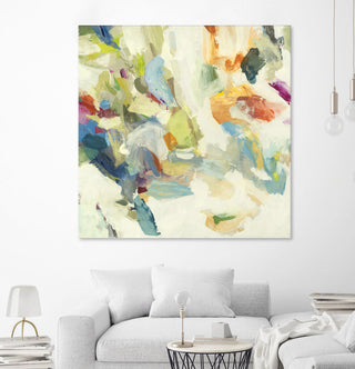 Organic Building Blocks - 54 x 54 by Randy Hibberd