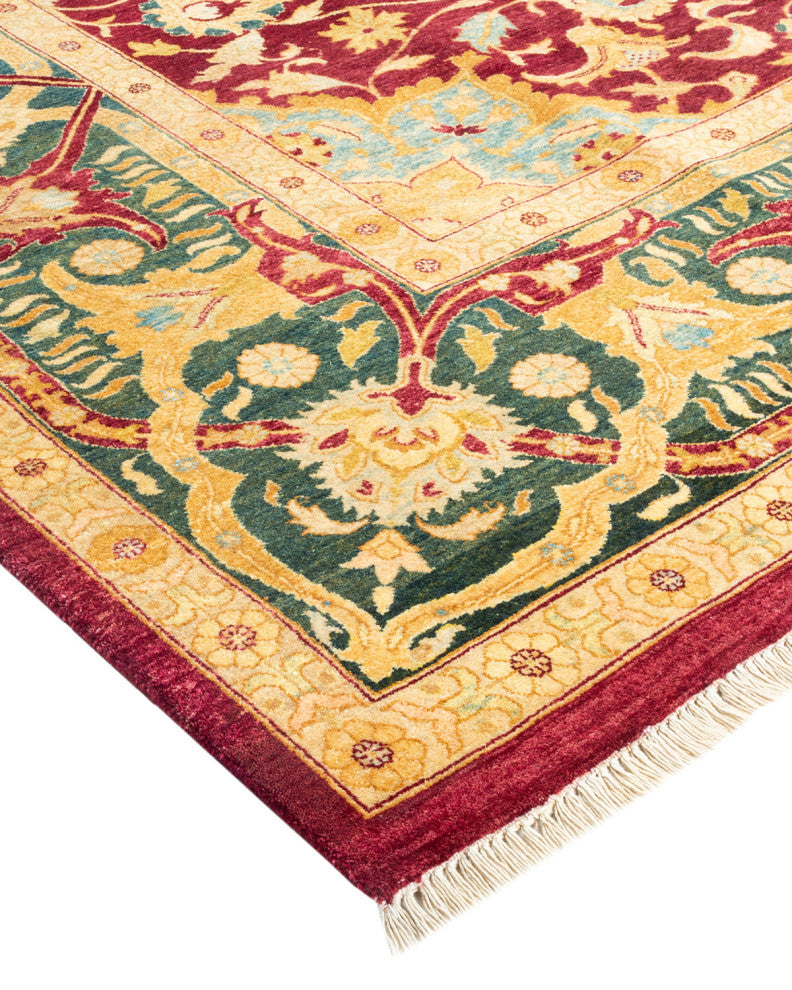 Mogul, One-of-a-Kind Hand-Knotted Area Rug Red, 8' 2" x 10' 0"