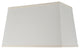 Aspen Creative 36021 Rectangle Hardback Shape Spider Lamp Shade in Off White