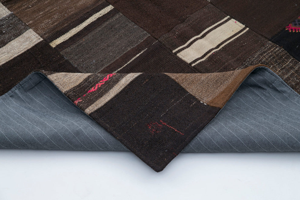 Rug N Carpet - Handmade Oriental 5' 7'' x 7' 10'' Rustic Patchwork Kilim Rug