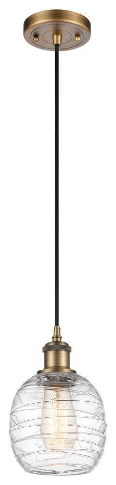 Innovations 516-1P-BB-G1013 1-Light Mini Pendant Brushed Brass