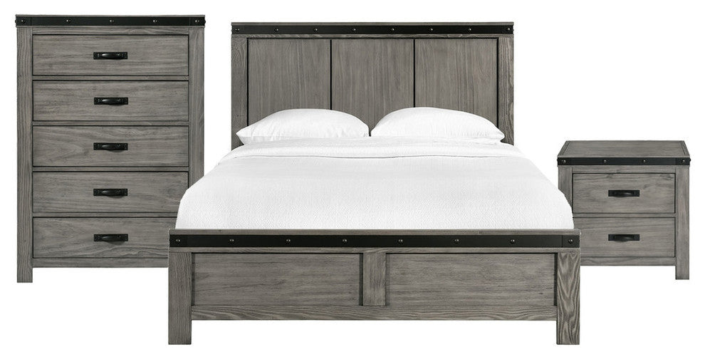 Picket House Furnishings Montauk King Panel 3PC Bedroom Set