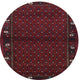 Ahgly Company Indoor Round Traditional Area Rugs, 4' Round