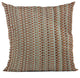 Plutus Multi-Color Weave Stripe Luxury Throw Pillow, 22"x22"