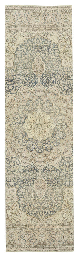 Rug N Carpet - Handmade Turkish 3' 2'' x 11' 4'' One-of-a-Kind Area Rug