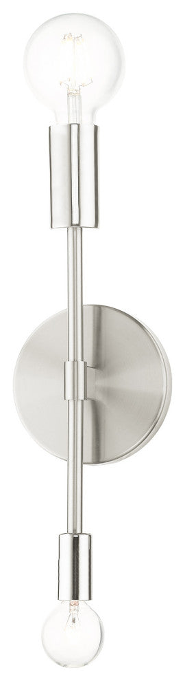 Brushed Nickel Contemporary Sconce