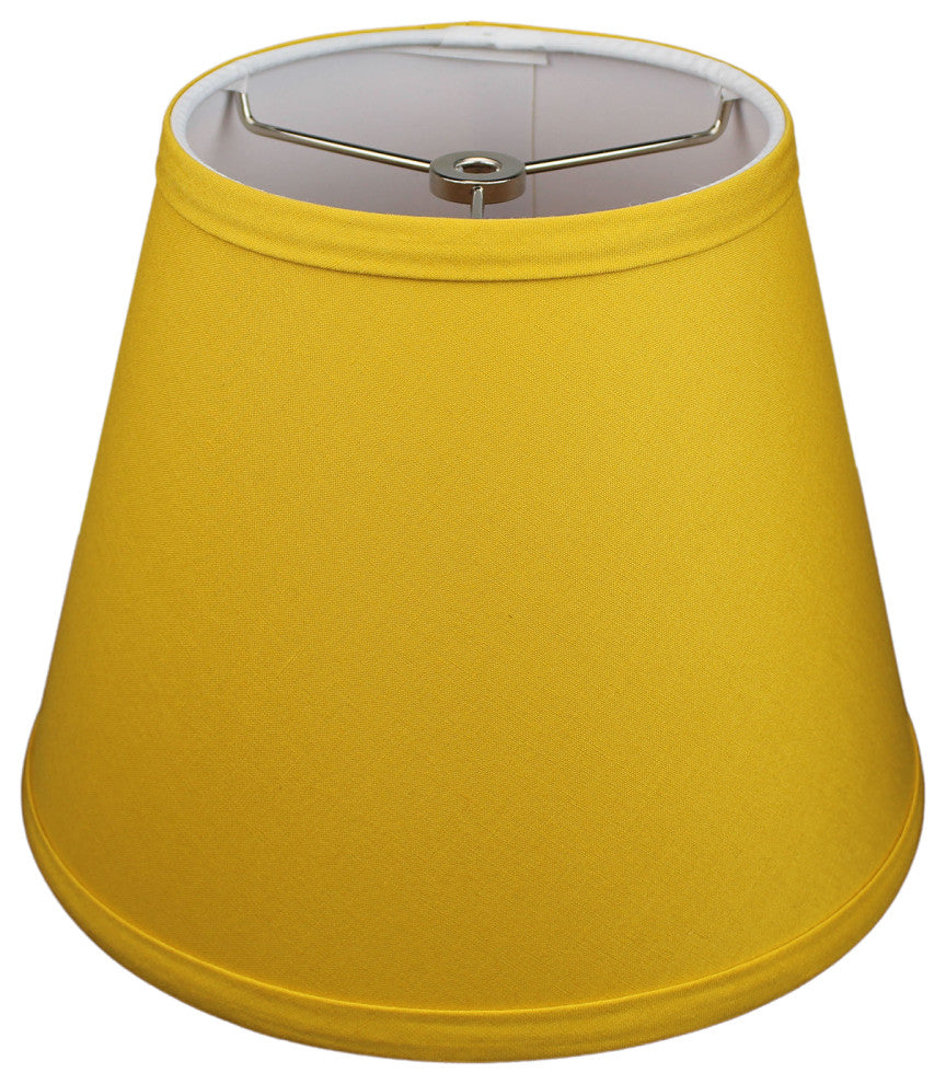 Fenchel Shades 6"x10"x8" Spider Attachment Empire Lamp Shade, Linen Curry