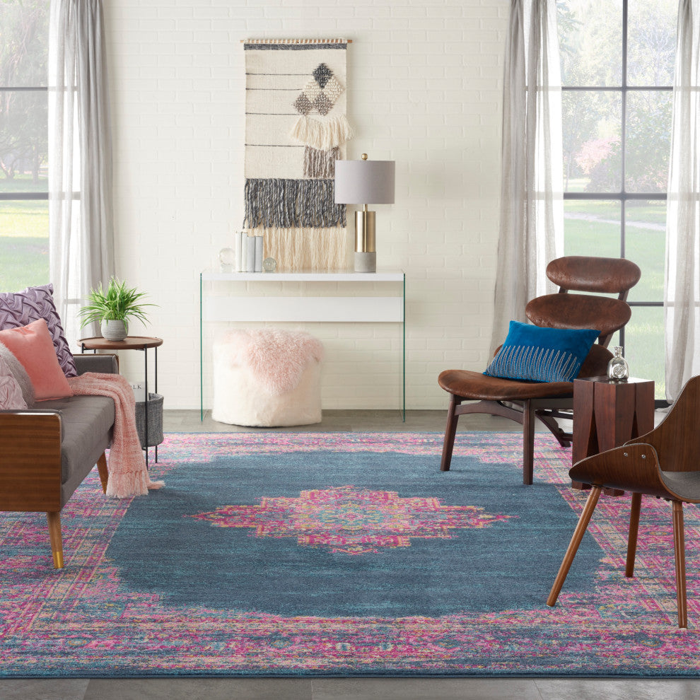 Nourison Passion 12' x 15' Blue Bohemian Indoor Area Rug