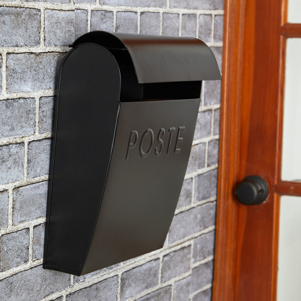 14" Poste Mailbox Wall Decor