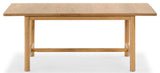 Safavieh Couture Jaylessa Wood Extendable Dining Table, Natural