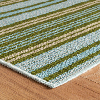 Dash & Albert Caravan Stripe Multi Machine Washable Rug, Multi, 2' x 3'