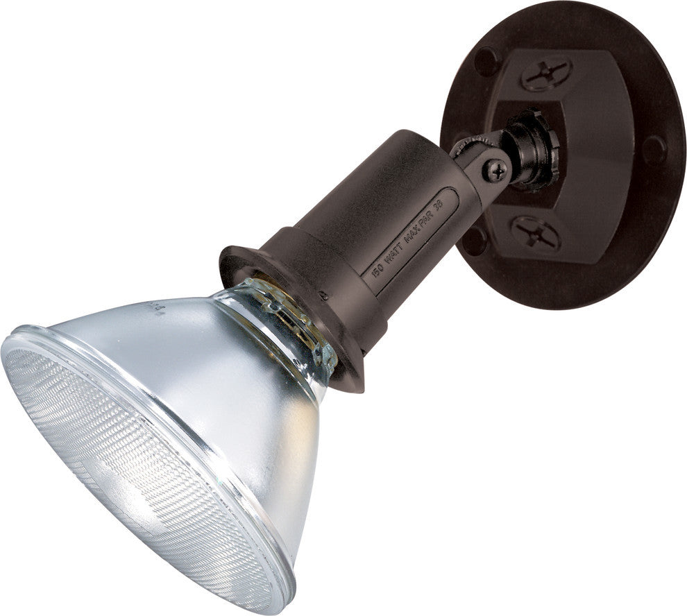 1 Light 5" Flood Light Exterior - PAR38 with Adjustable Swivel