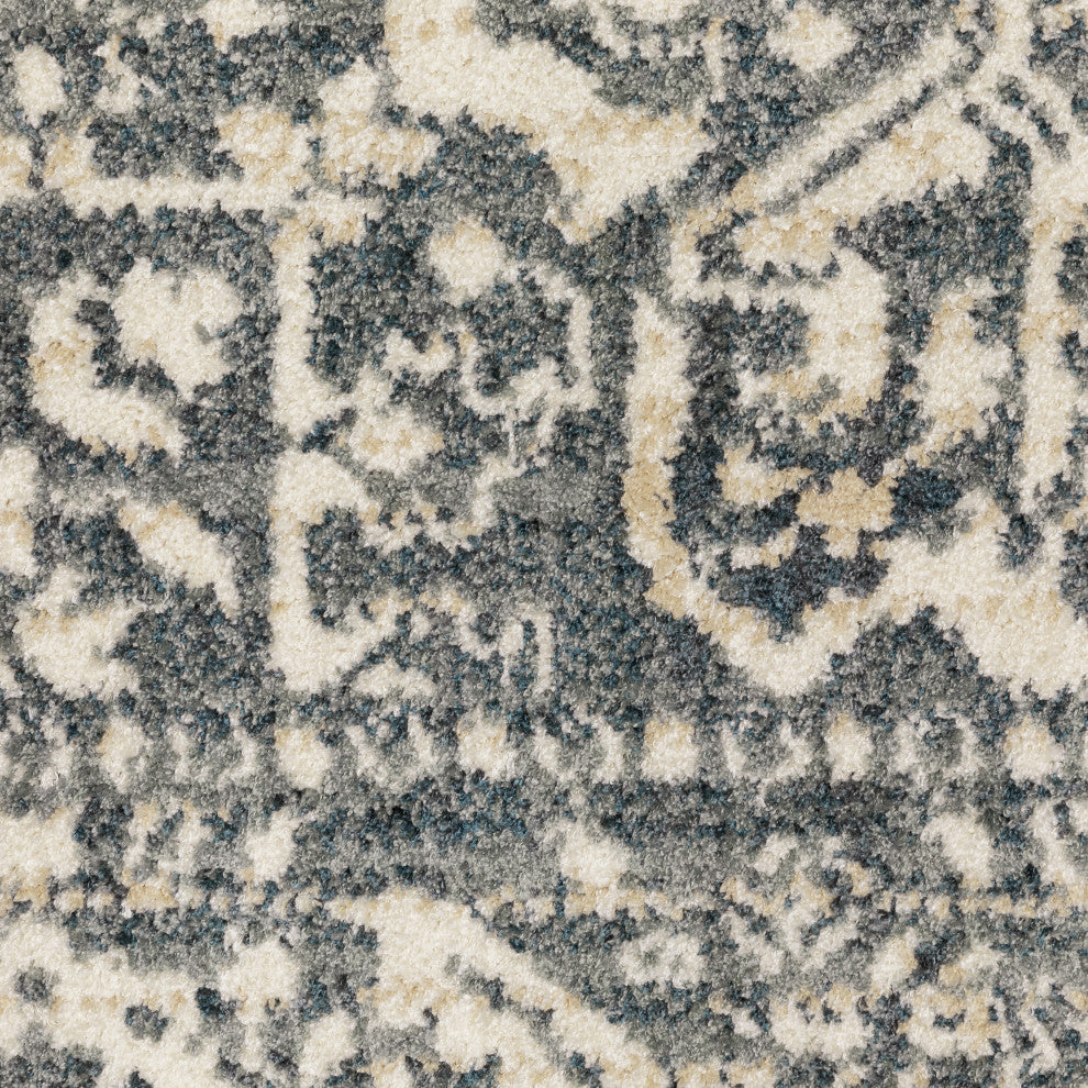 Oriental Weavers Fiona Indoor Rug Blue/ Beige 2'3" X 7'3"
