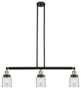 INNOVATIONS LIGHTING 213-BAB-G52-LED Small Bell 3 Light Island Light