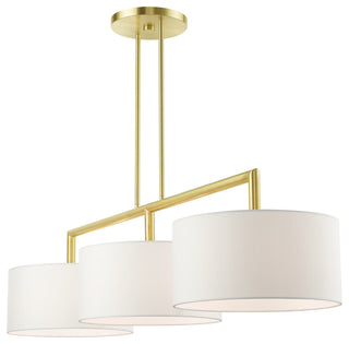 Satin Brass Timeless, Transitional, Linear Chandelier