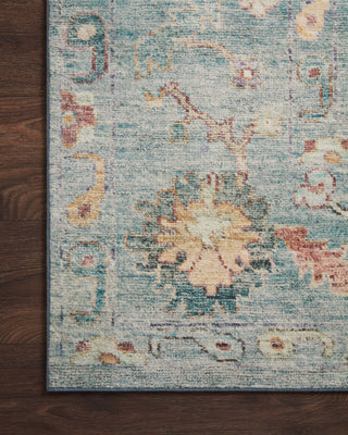 Loloi II Margot Denim / Multi 18" x 18" Sample Rug