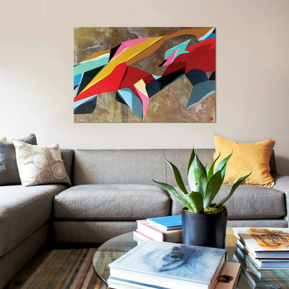 "Formations" by DAAS, Canvas Print, 18"x12"