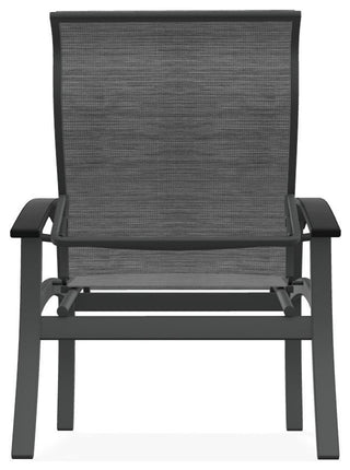 Belle Isle Sling Adjustable Outdoor Dining Chair, Collect Charcoal/Graphite