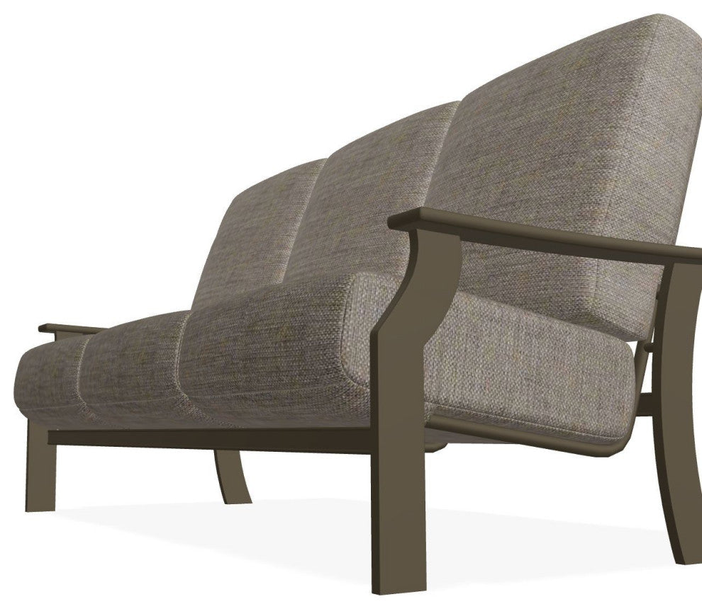 St. Catherine Deep Seat 3-Seat Outdoor Sofa, Cast/Beachwood