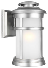 Newport Small Lantern, Painted Brushed Steel