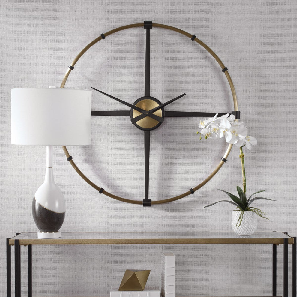 Uttermost Captain Wall Clock 06462