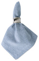 Blue Solid Chambray Napkin Set/6