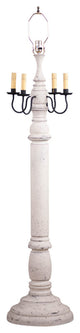 General James Floor Lamp Base in Americana White