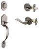 Active Handle Set, Waverlie Lever Interior Trim, Antique Nickel