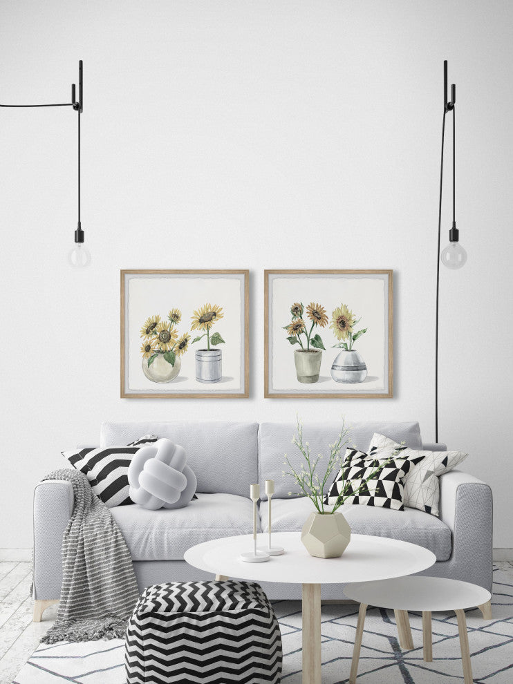 Always, Bloom Diptych, Set of 2, 18x18 Panels