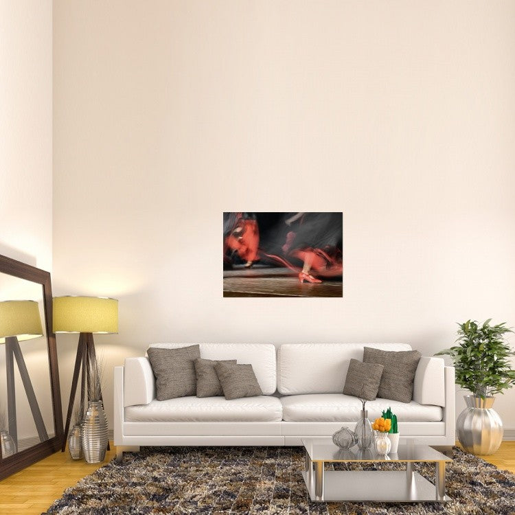 "Flame(Nco)" Stretched Canvas Giclee by Izidor Gasperlin, 40x28"