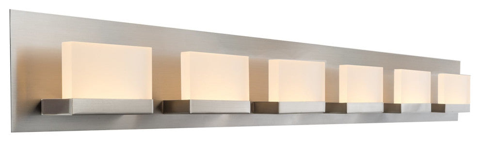 Kira Home Everett 48" 60W Integrated LED Bathroom / Light, Rectangular Acrylic