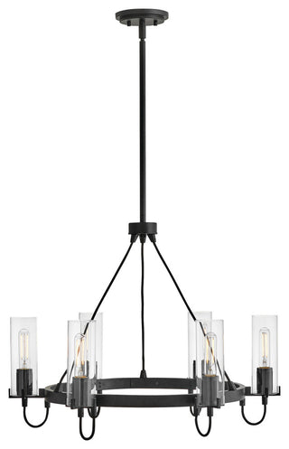 Hinkley Ryden Medium Chandelier, Black