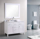 London 48" Single Sink Vanity Set, White