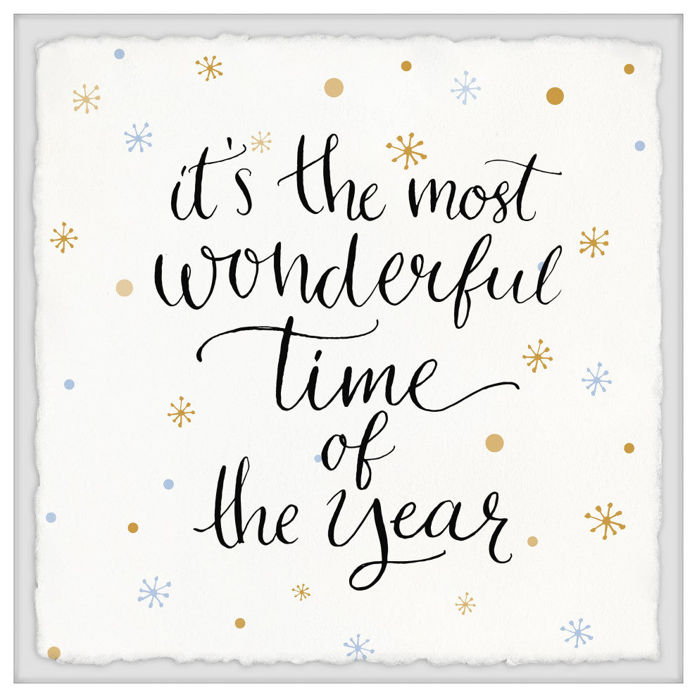 "Most Wonderful Time" Framed Painting Print, 32x32