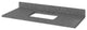 Savino Modern 48" Grey Single Sink Vanity, Boulder Cultured Marble Vanity Top