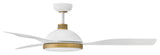 Hinkley Lighting 906556-LDD Alba 56" 3 Blade Indoor LED Ceiling - Matte White /