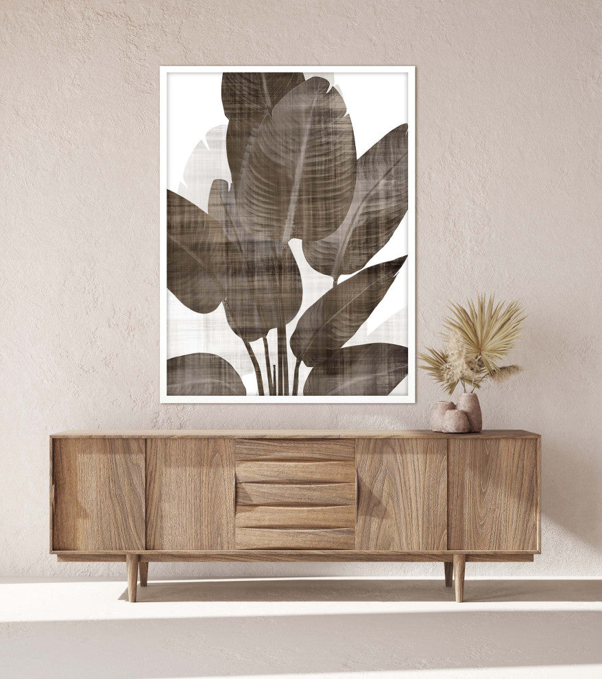 Earthy Palm II Framed Art