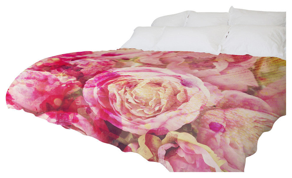 Peony Dreams, Multi Duvet Cover, King
