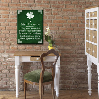 Ready2HangArt 'Irish Blessing' Canvas Art, (S) 12" Hx12" W