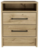Philadelphia Nightstand, Light Oak