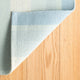 Dash & Albert Shore Stripe Handwoven Cotton Rug, Blue, 2' x 3'