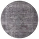 Ahgly Company Indoor Round Mid-Century Modern Area Rugs, 6' Round