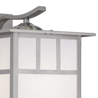 Mission 9.5" Outdoor Wall Light Stainless Steel