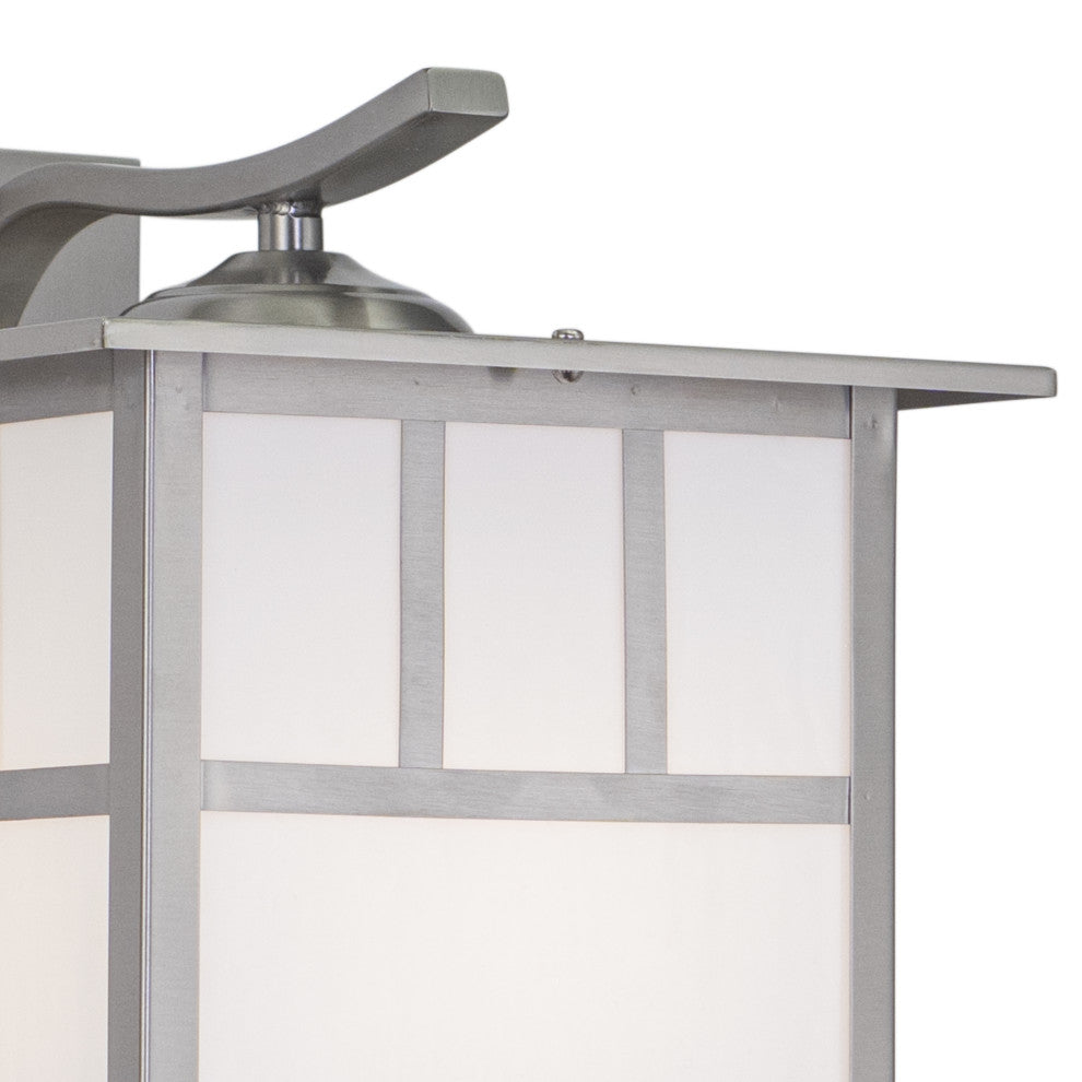 Mission 9.5" Outdoor Wall Light Stainless Steel