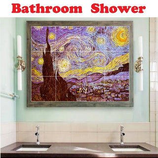 Sunset Ceramic Tile Wall Mural HZ500960-44XL. 48" x 48"