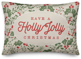 Holly Jolly 8 20x14 Spun Poly Pillow