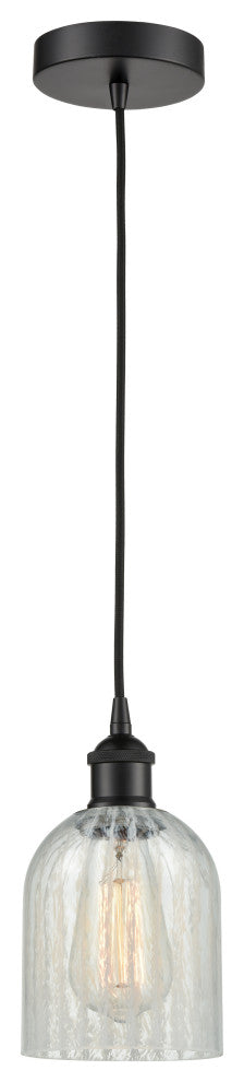 Innovations 616-1P-BK-G2511 1-Light Mini Pendant, Matte Black