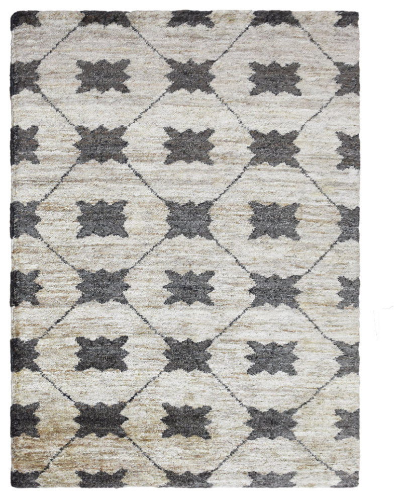 HAND KNOTTED JUTE ECO-FRIENDLY AREA RUGS,Beige Green,Contemporary,Outdoor Indoor, [Rectangle] 4'x6'