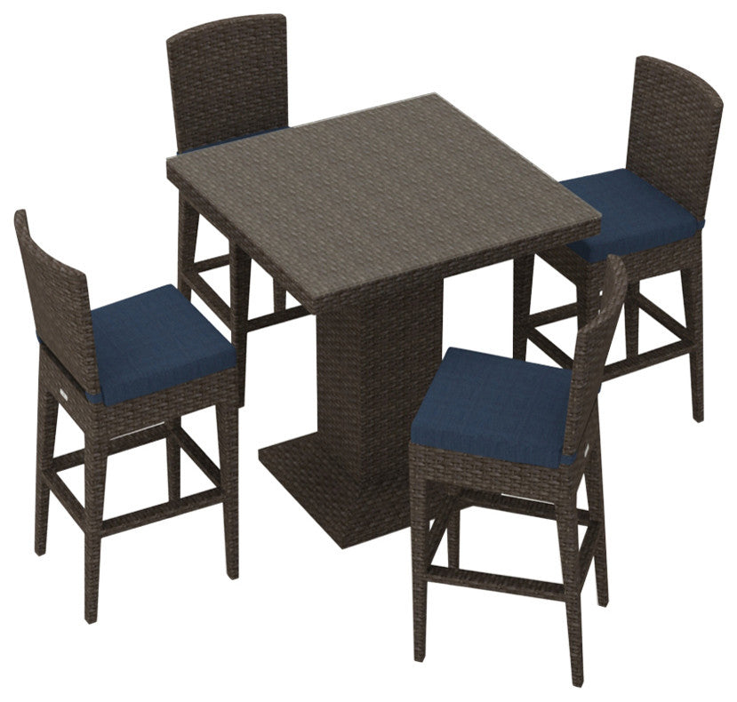 Arden 5 Piece Bar Set Set, Spectrum Indigo